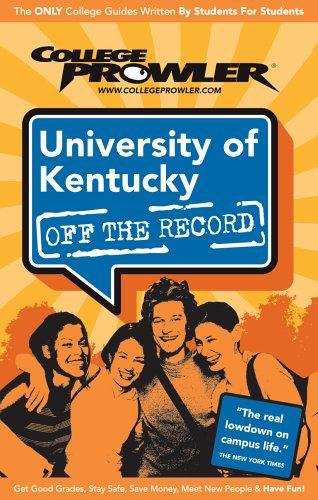 Book cover of University of Kentucky (College Prowler)