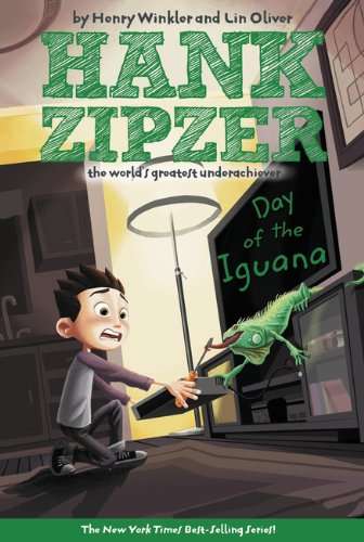 Book cover of Day of the Iguana  (Hank Zipzer, the World's Greatest Underachiever #3)