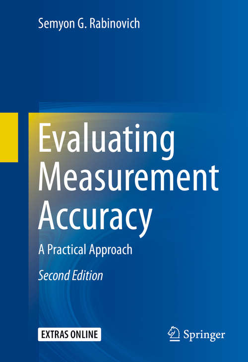 Book cover of Evaluating Measurement Accuracy: A Practical Approach