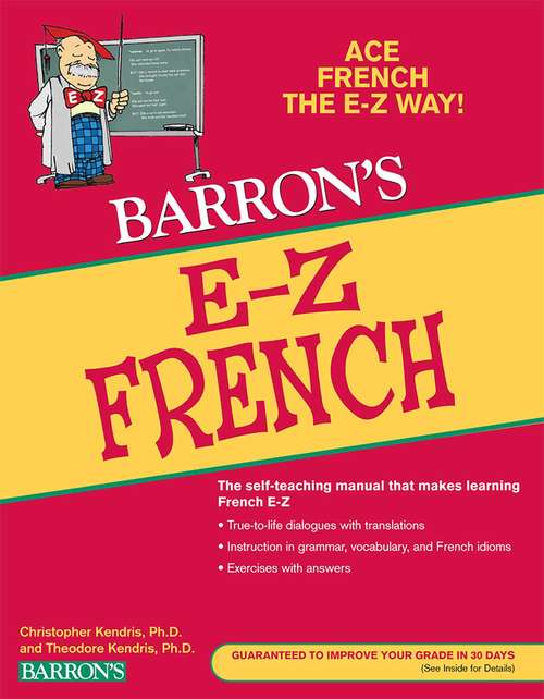 Book cover of E-Z French, 5th Edition (Fifth Edition) (Barron's Easy Way)