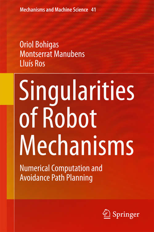 Book cover of Singularities of Robot Mechanisms