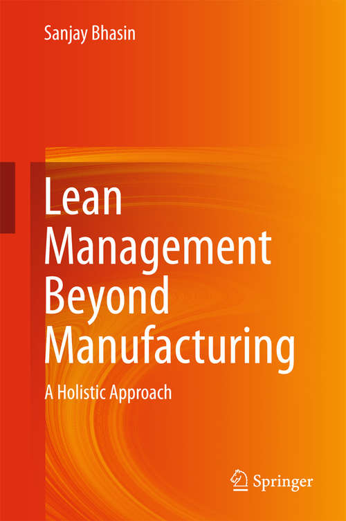 Book cover of Lean Management Beyond Manufacturing