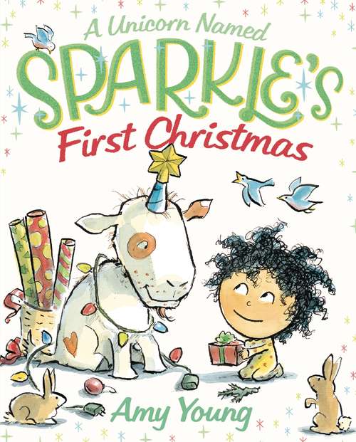 Book cover of A Unicorn Named Sparkle's First Christmas (A Unicorn Named Sparkle)