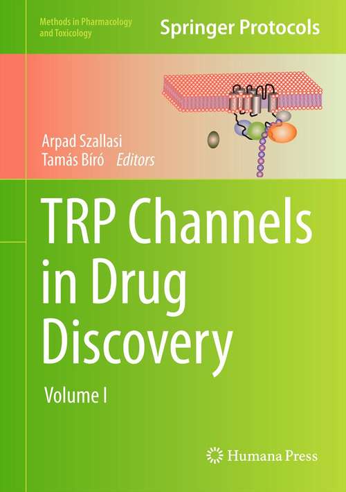 Book cover of TRP Channels in Drug Discovery, Volume I