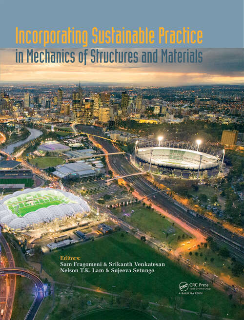 Book cover of Incorporating Sustainable Practice in Mechanics and Structures of Materials (1)