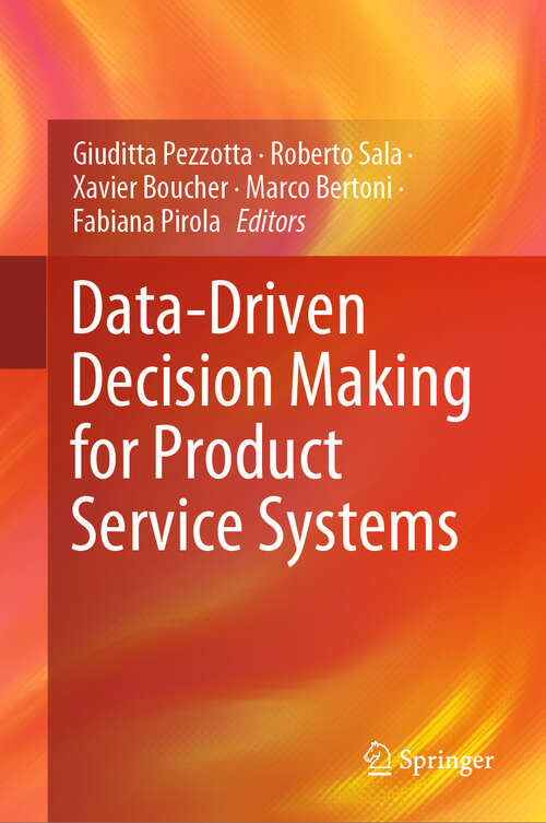 Book cover of Data-Driven Decision Making for Product Service Systems (2024)