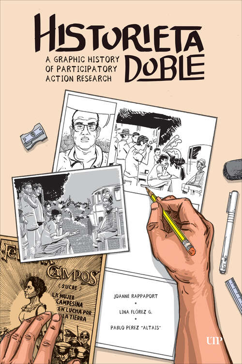 Book cover of Historieta Doble: A Graphic History of Participatory Action Research (ethnoGRAPHIC)