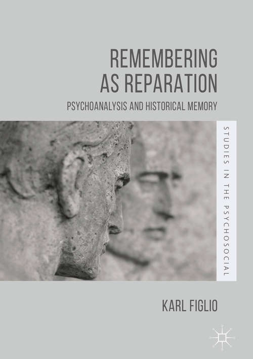 Book cover of Remembering as Reparation