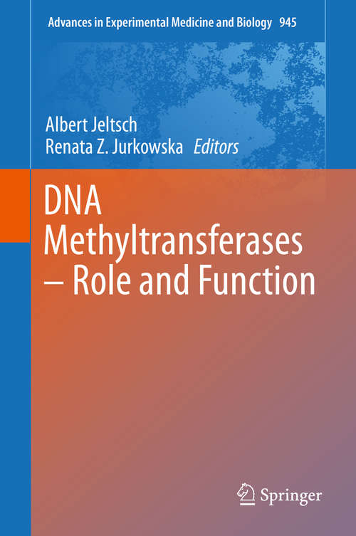 Book cover of DNA Methyltransferases - Role and Function