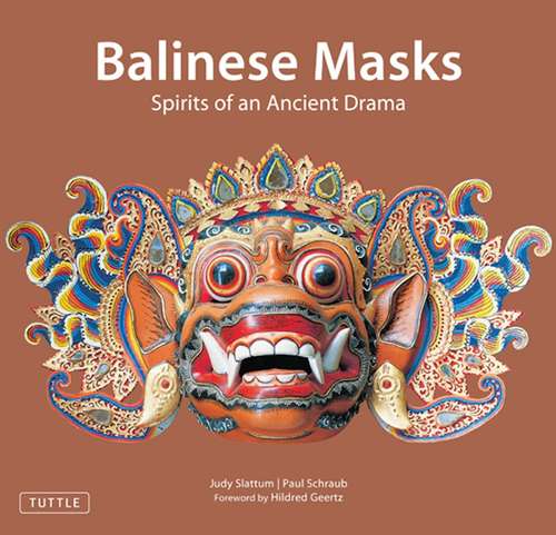 Book cover of Balinese Masks