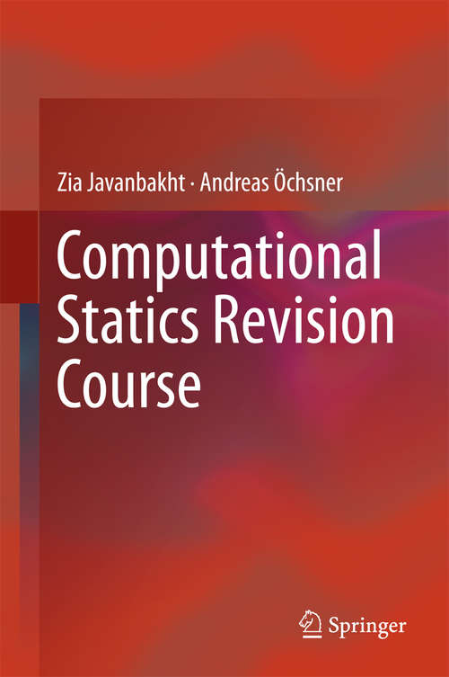 Book cover of Computational Statics Revision Course