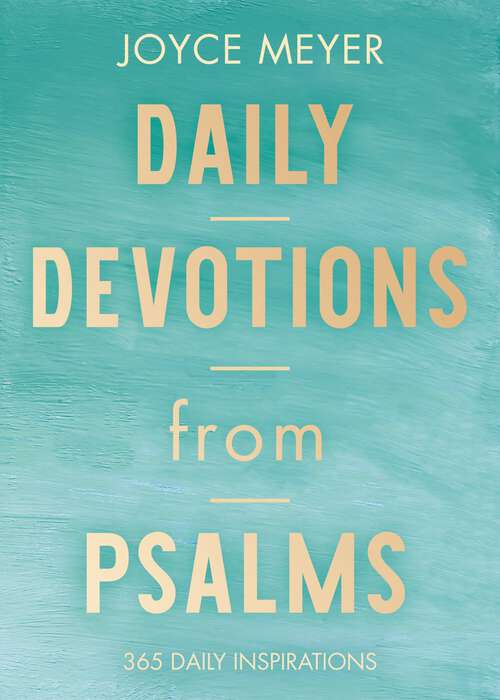 Book cover of Daily Devotions from Psalms: 365 Daily Inspirations