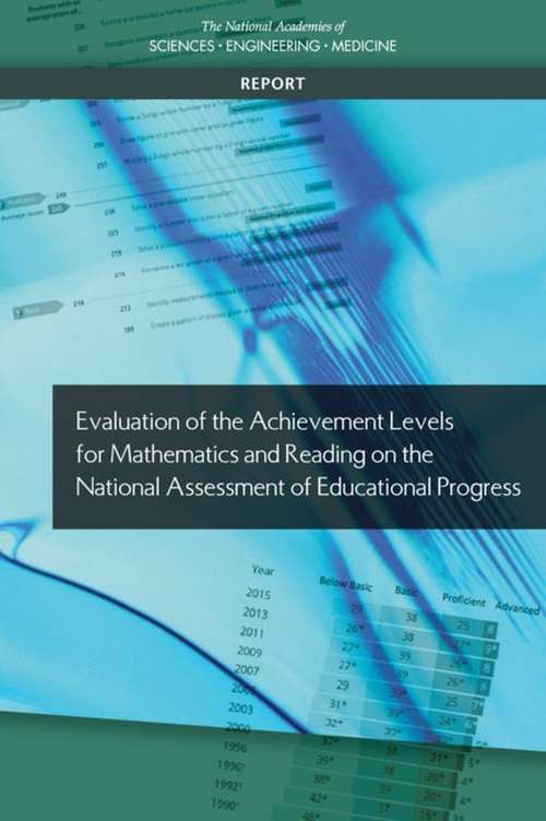 Book cover of Evaluation of the Achievement Levels for Mathematics and Reading on the National Assessment of Educational Progress