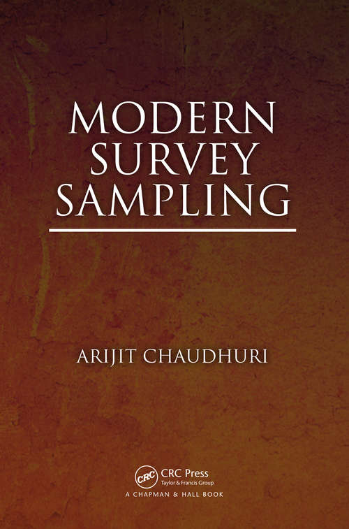 Book cover of Modern Survey Sampling (1)