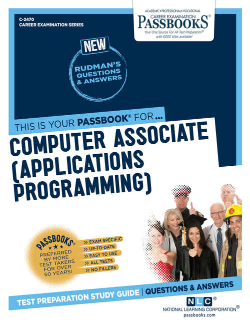 Book cover of Computer Associate (Applications Programming): Passbooks Study Guide (Career Examination Series: C-2473)