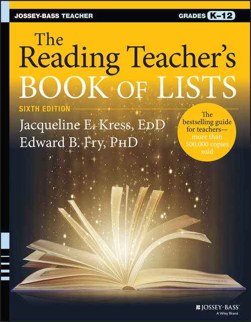 Book cover of The Reading Teacher's Book of Lists (6) (J-B Ed: Book of Lists)
