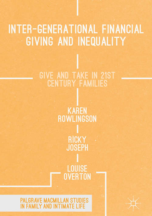 Book cover of Inter-generational Financial Giving and Inequality