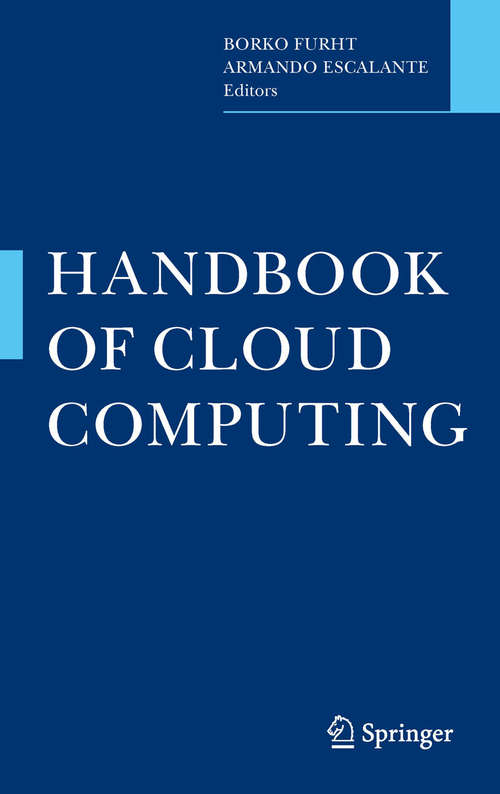 Book cover of Handbook of Cloud Computing