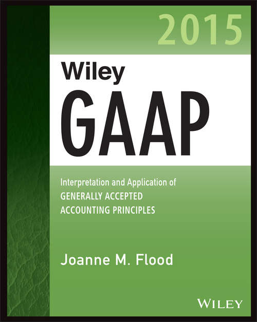 Book cover of Wiley GAAP 2015