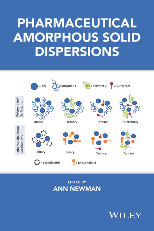 Book cover of Pharmaceutical Amorphous Solid Dispersions