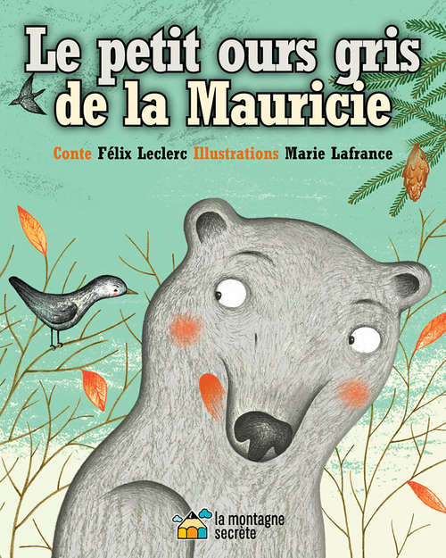 Book cover of Le petit ours gris de la Mauricie