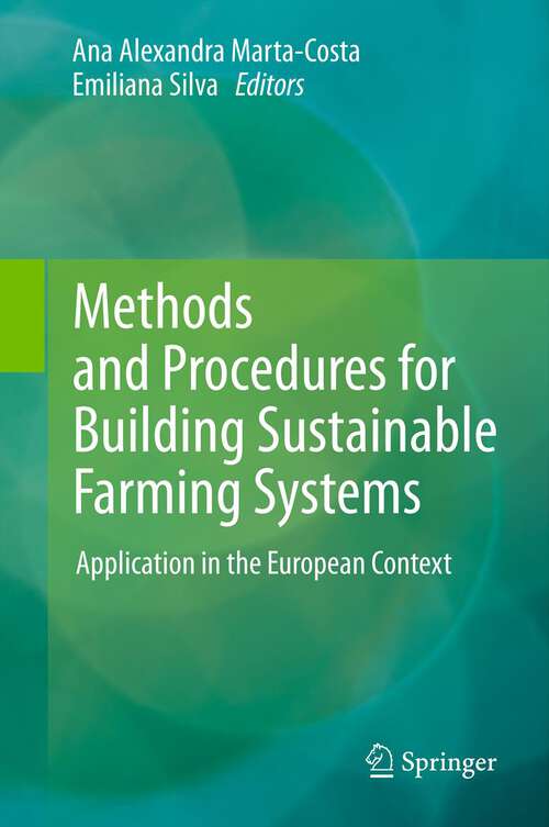 Book cover of Methods and Procedures for Building Sustainable Farming Systems: Application in the European Context