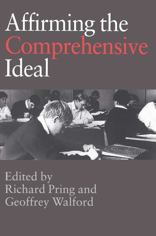 Book cover of Affirming the Comprehensive Ideal