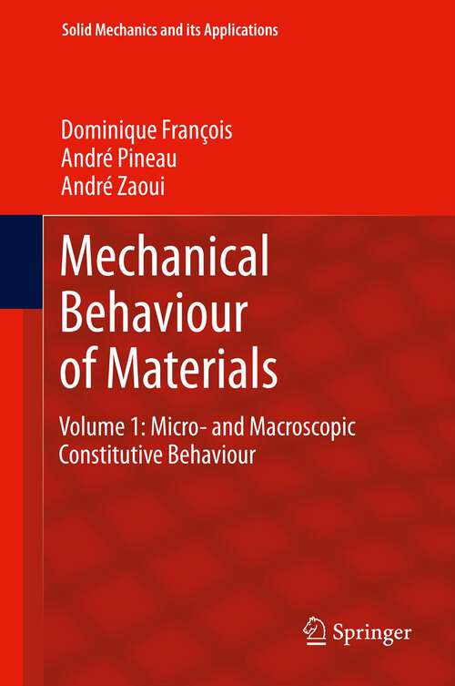 Book cover of Mechanical Behaviour of Materials