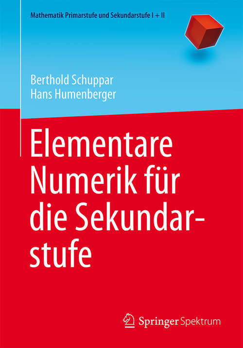 Book cover of Elementare Numerik für die Sekundarstufe