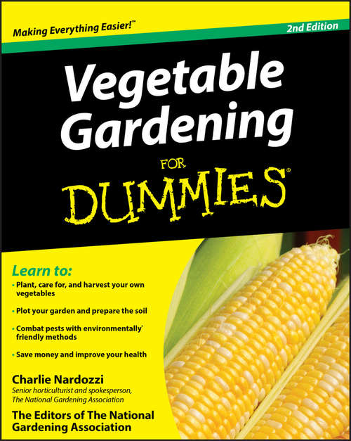 Book cover of Vegetable Gardening For Dummies