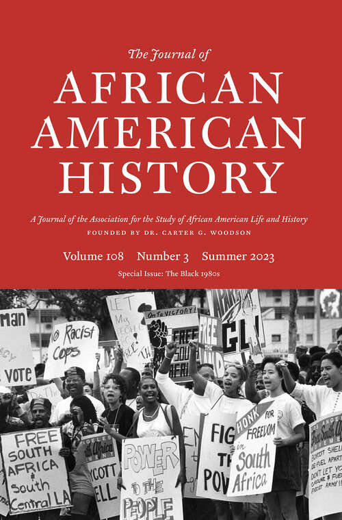 Book cover of The Journal of African American History, volume 108 number 3 (Summer 2023)