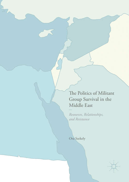 Book cover of The Politics of Militant Group Survival in the Middle East