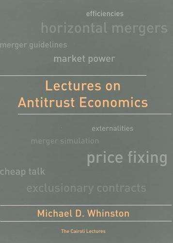 Book cover of Lectures on Antitrust Economics