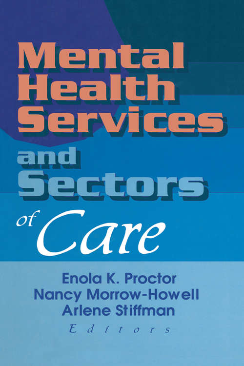 Book cover of Mental Health Services and Sectors of Care