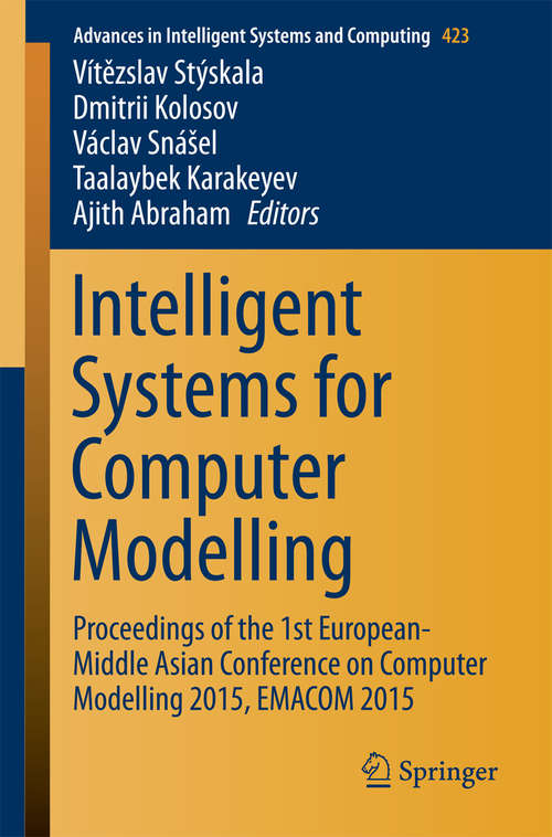 Book cover of Intelligent Systems for Computer Modelling