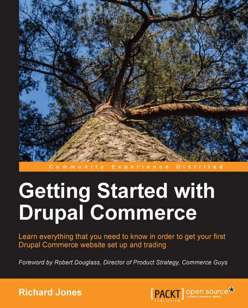 Book cover of Getting Started with Drupal Commerce