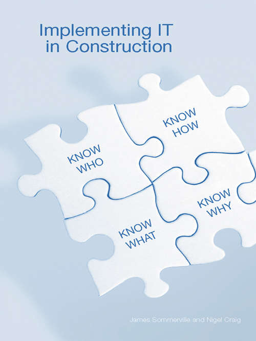 Book cover of Implementing IT in Construction