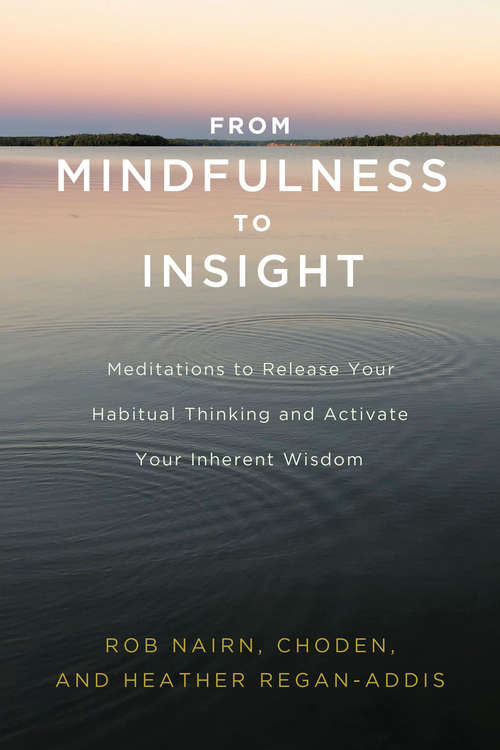 Book cover of From Mindfulness to Insight: Meditations to Release Your Habitual Thinking and Activate Your Inherent Wisdom