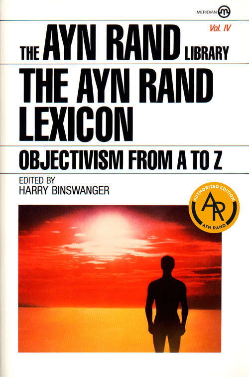 Book cover of The Ayn Rand Lexicon