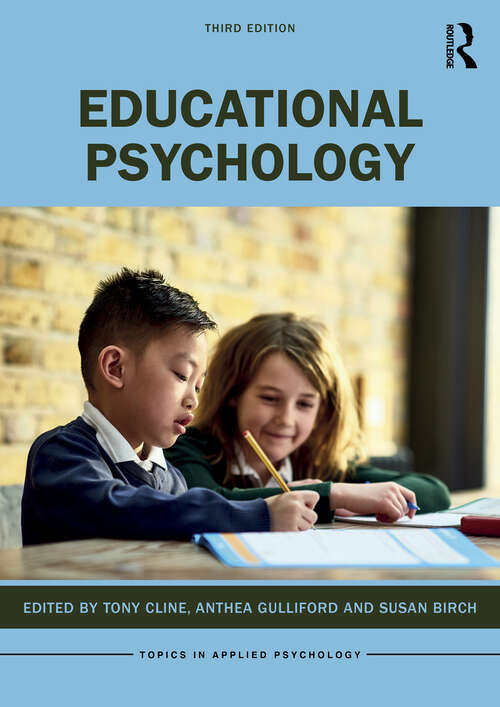 Book cover of Educational Psychology (3) (Topics in Applied Psychology)