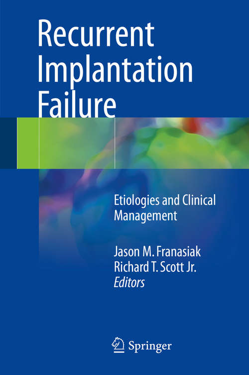 Book cover of Recurrent Implantation Failure: Etiologies And Clinical Management