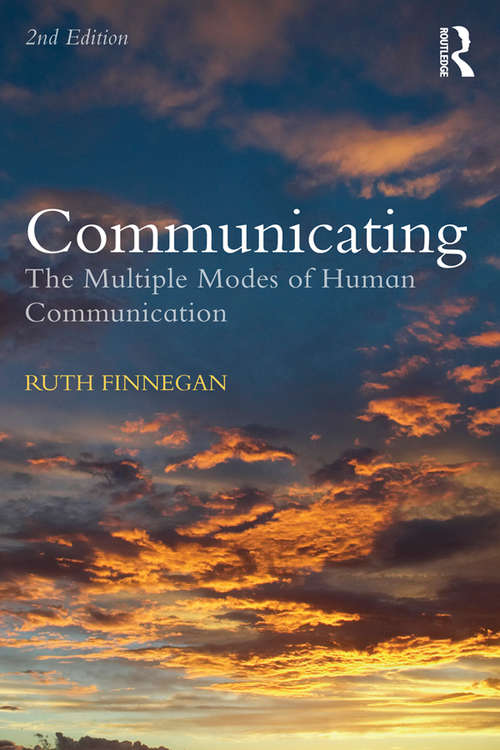 Book cover of Communicating: The Multiple Modes of Human Communication (2)