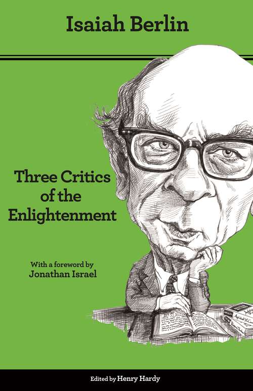 Book cover of Three Critics of the Enlightenment: Vico, Hamann, Herder - Second Edition (2)