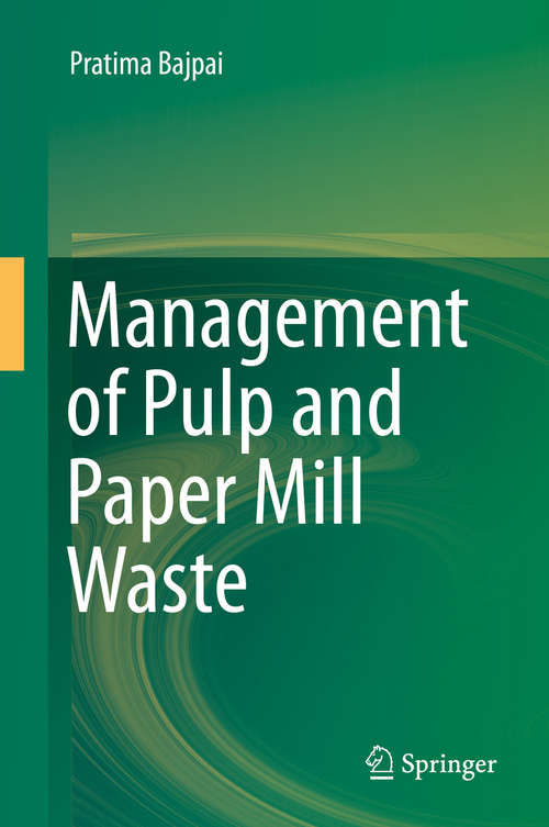 Book cover of Management of Pulp and Paper Mill Waste