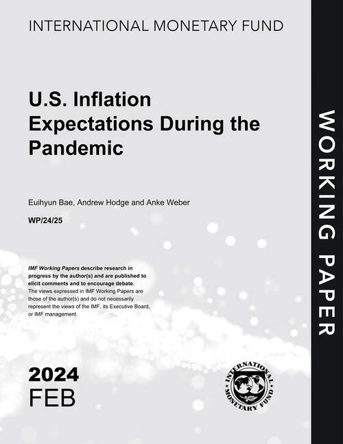 Book cover of U.S. Inflation Expectations During the Pandemic