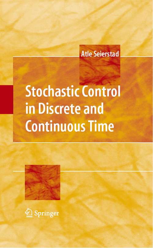 Book cover of Stochastic Control in Discrete and Continuous Time