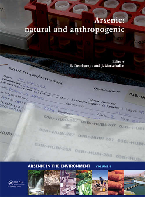 Book cover of Arsenic: Natural and Anthropogenic (Arsenic in the environment)