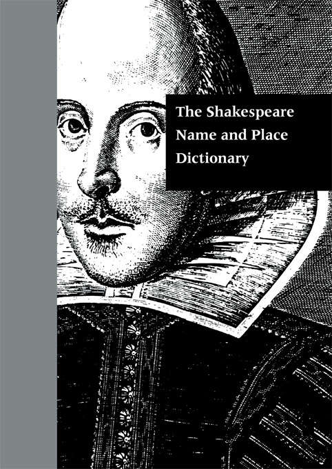 Book cover of The Shakespeare Name and Place Dictionary