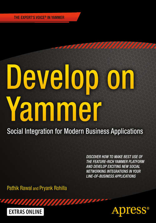 Book cover of Develop on Yammer