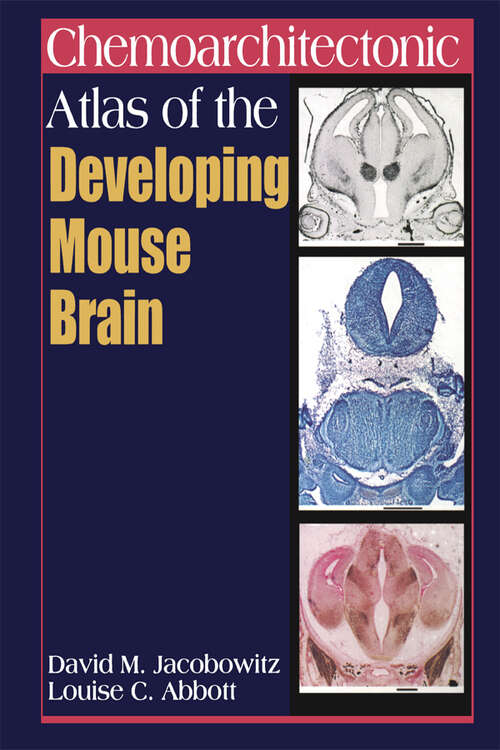 Book cover of Chemoarchitectonic Atlas of the Developing Mouse Brain